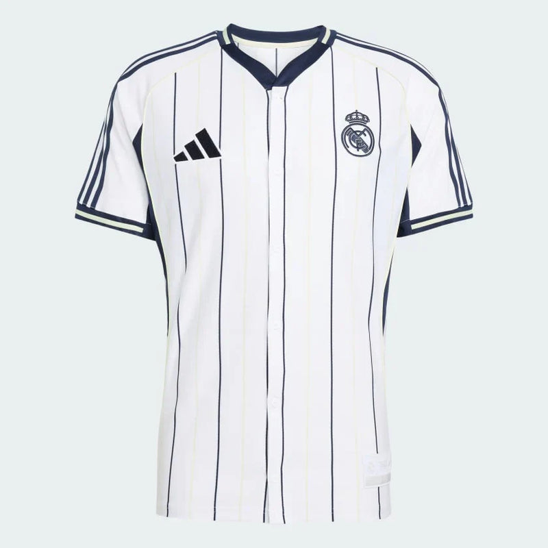 Real Madrid Home Jersey 2025/26 - Version Baseball US Pack