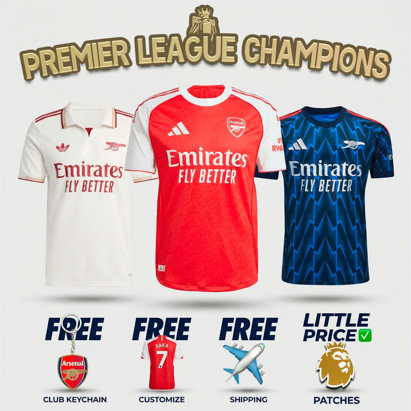 🏆 Winner COMBO Arsenal 25/26 - Home, Away and Third