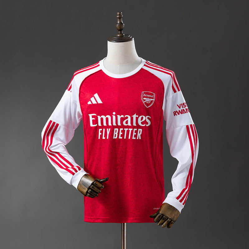 Arsenal 25/26 Home Long Sleeve - Fan Version