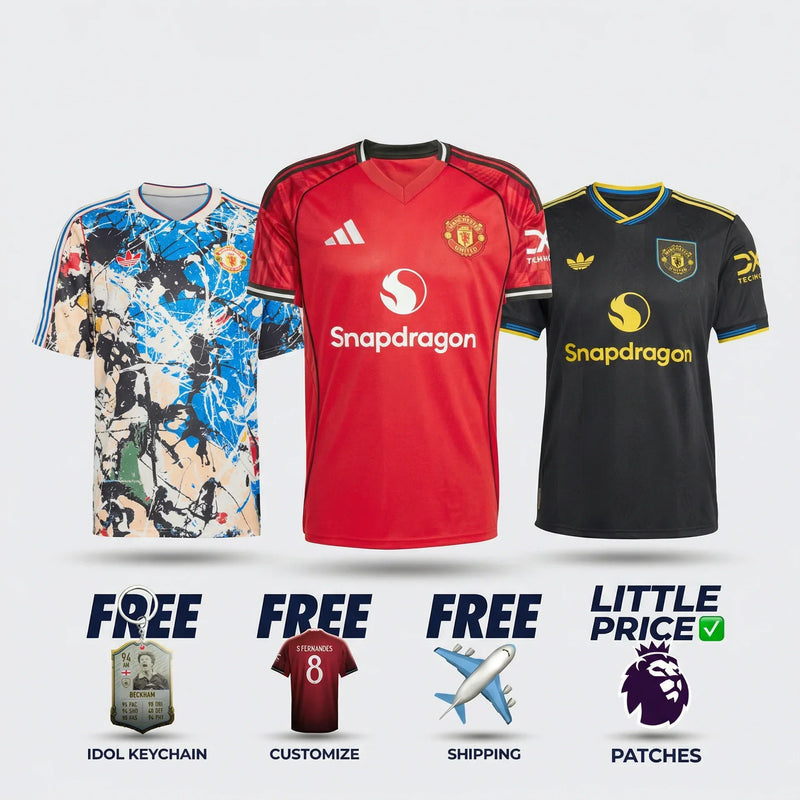 COMBO Manchester United 25/26 - Home, Away and Special