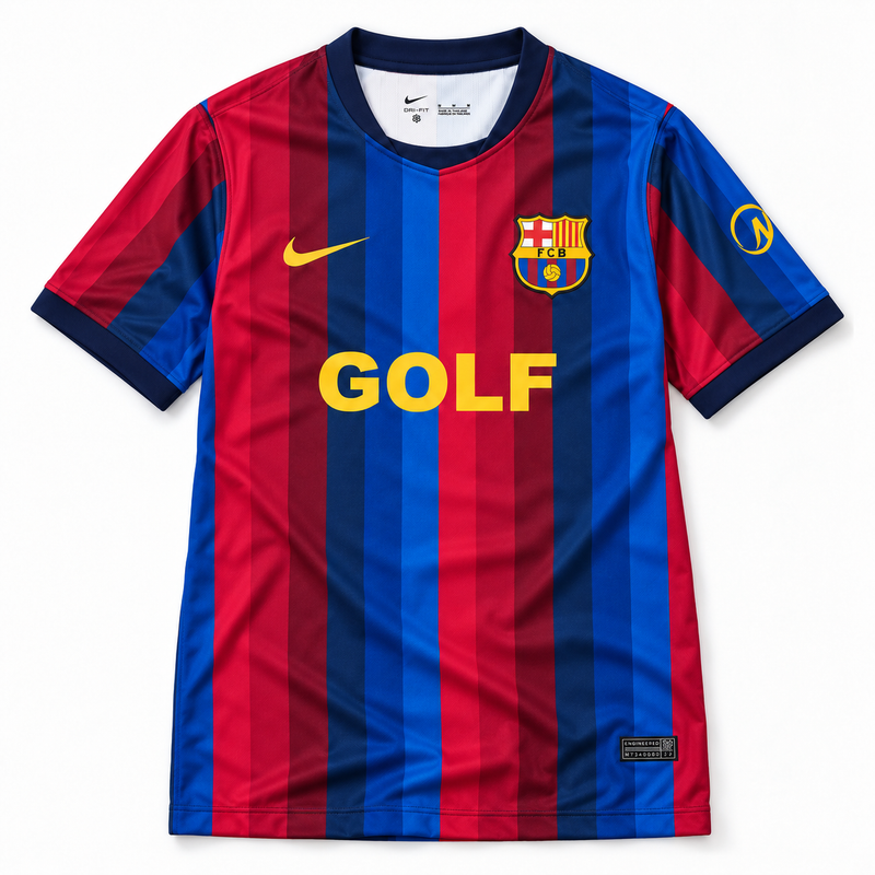 🆕Limited Edition Barcelona x Golf Wang Home 26/27 - Fan Version - Jersey El Classico 265