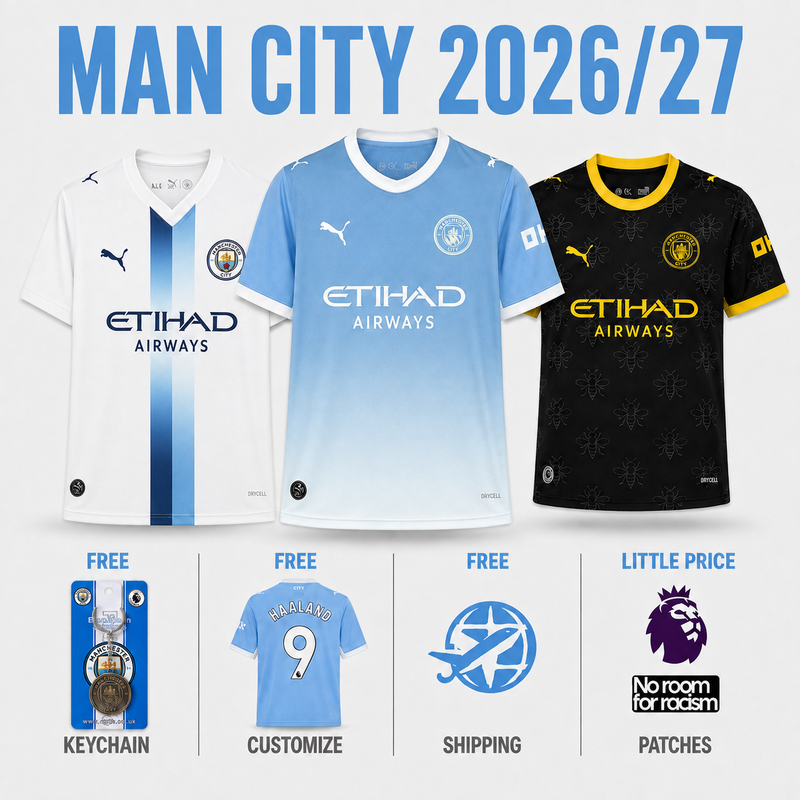 COMBO Manchester City 26/27 - Home, Away and Third - Fan Version