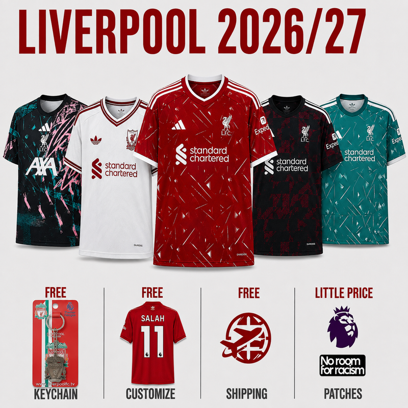 COMBO Liverpool 26/27 - Home, Away, Third, Goalkeeper and Special Edition - Fan Version