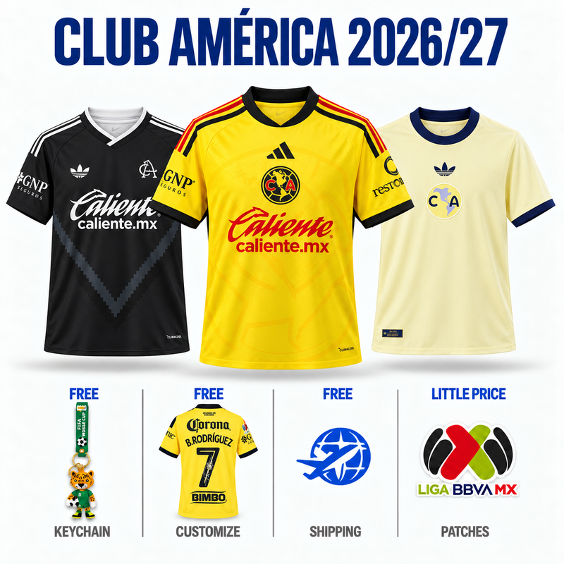 COMBO Club América 26/27 - Home, Away and Anniversary - Fan Version