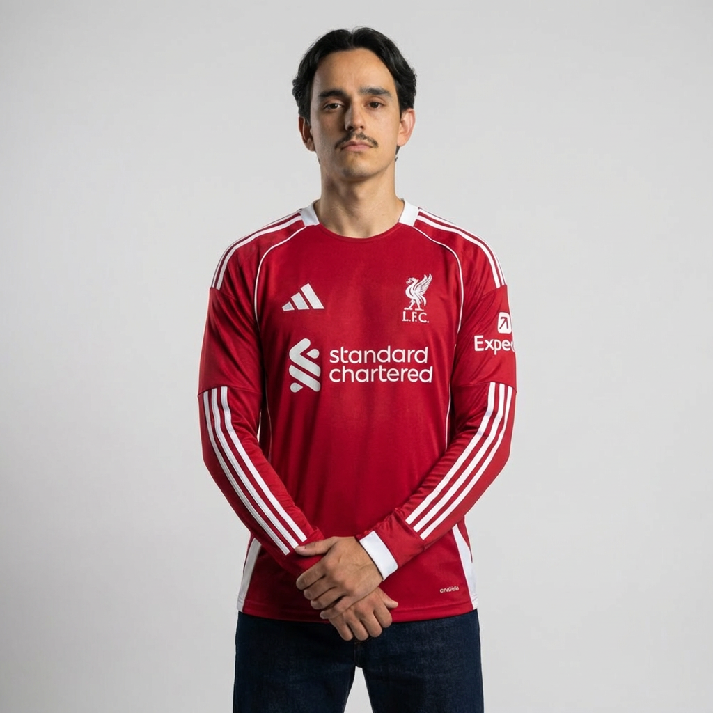 Liverpool Home 25/26 Long Sleeve - Fan Version