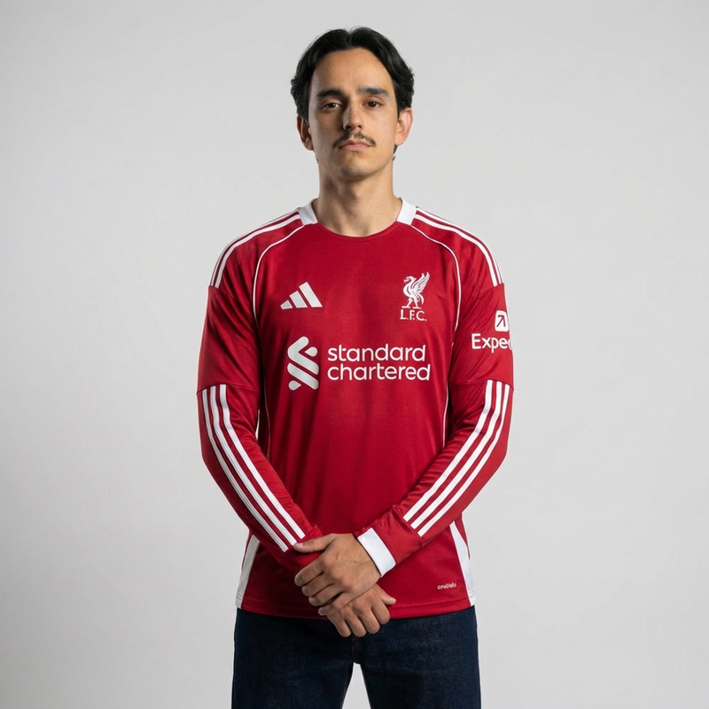 Liverpool Home 25/26 Long Sleeve - Fan Version