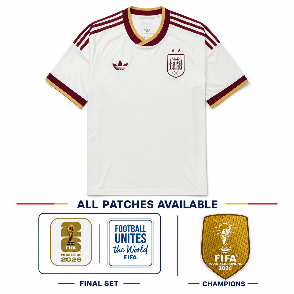 Spain WC 2026 Away - Fan Version - 2 Stars Winner ⭐⭐