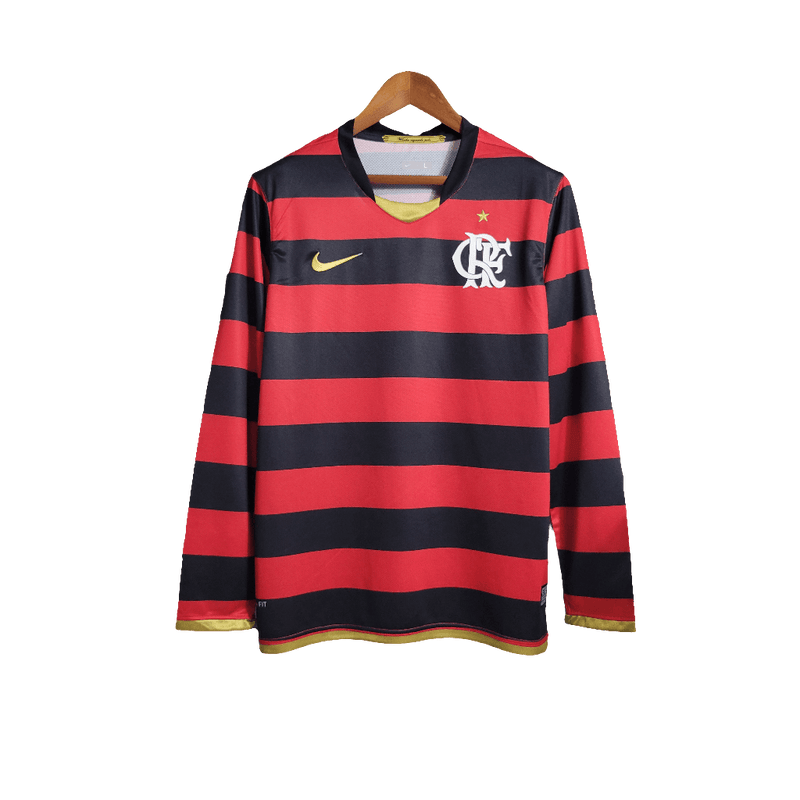 Flamengo 2009 I Home Jersey - Long Sleeve Retro Version