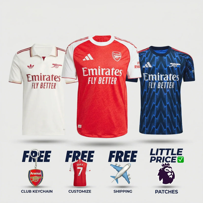 COMBO Arsenal 25/26 - Home, Away and Third