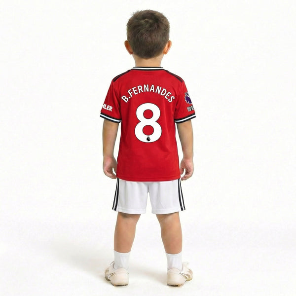 Manchester United Home 2025/26 - Kids Kit - B. Fernande #8
