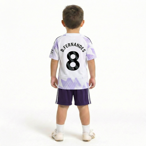 Manchester United Away 2025/26 - Kids Kit - B. Fernande #8 (Cópia)