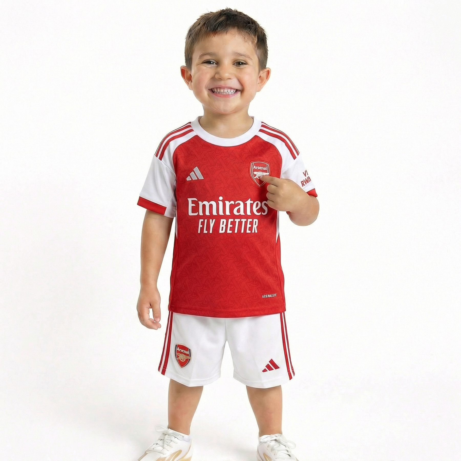 Arsenal Home 2025/26 - Kids Kit