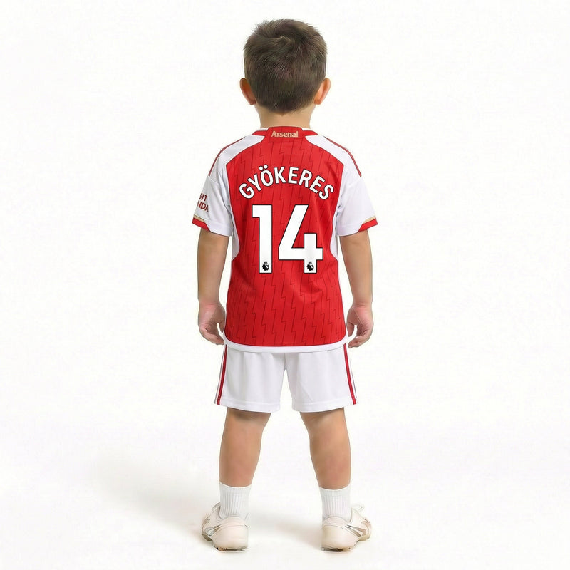 Arsenal Home 2025/26 - Kids Kit - Giõkeres #14