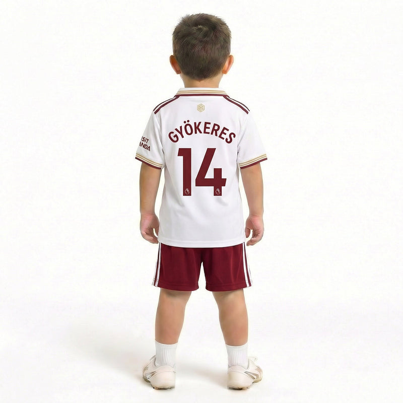 Arsenal Third 2025/26 - Kids Kit - Giõkeres #14