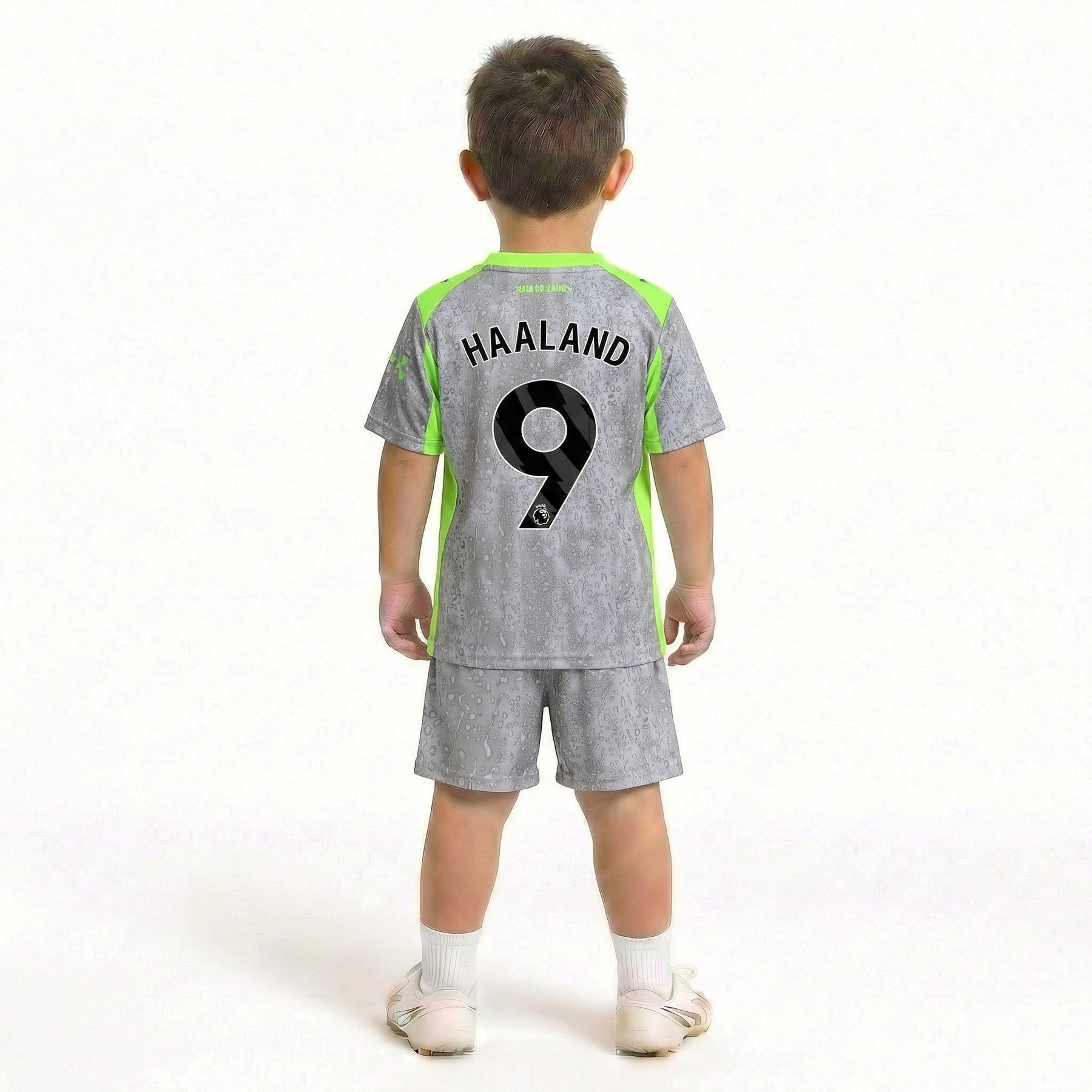 Manchester City Third Away 2025/26 - Kids Kit - Haaland #9