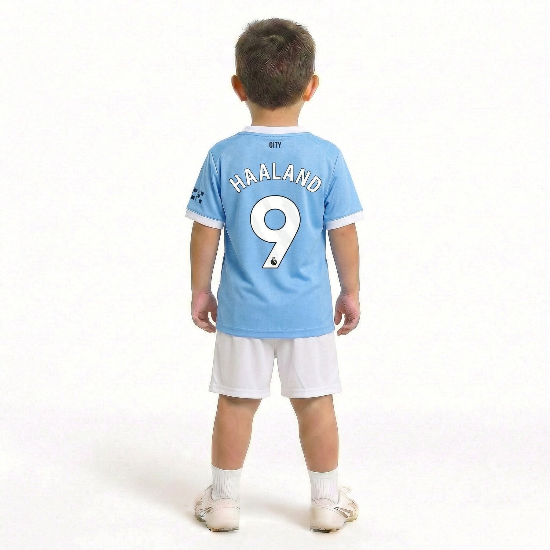 Manchester City Home 2025/26 - Kids Kit - Haaland #9