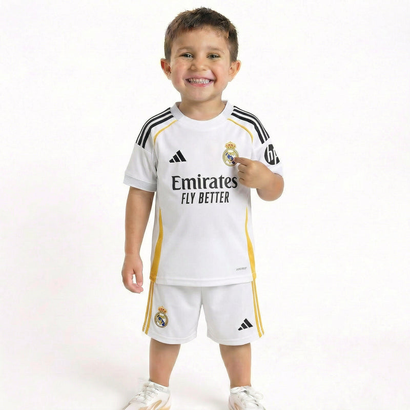 Real Madrid Home 2025/26 - Kids Kit