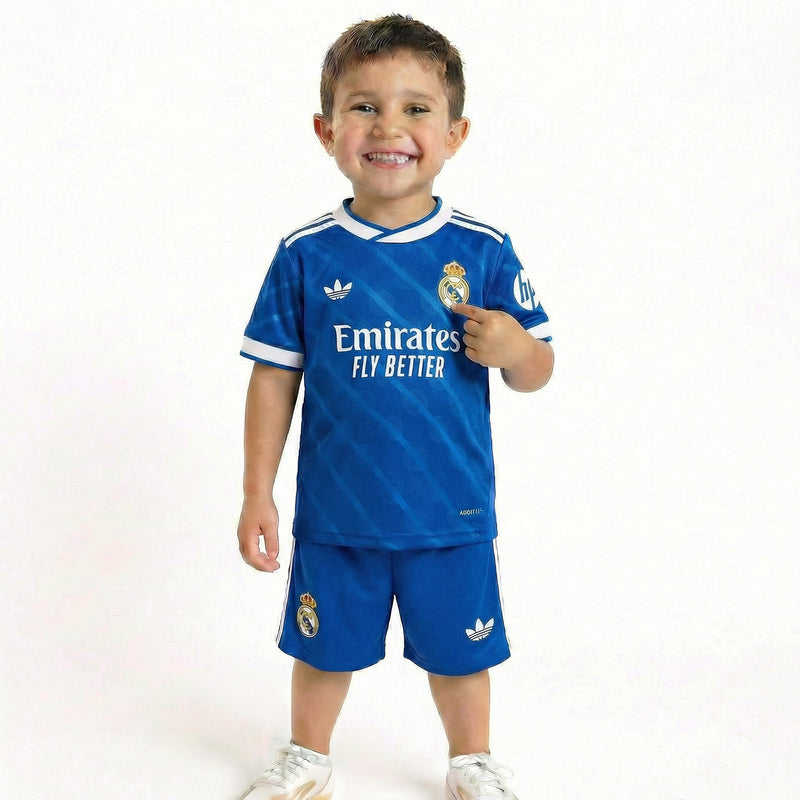 Real Madrid Third 2025/26 - Kids Kit