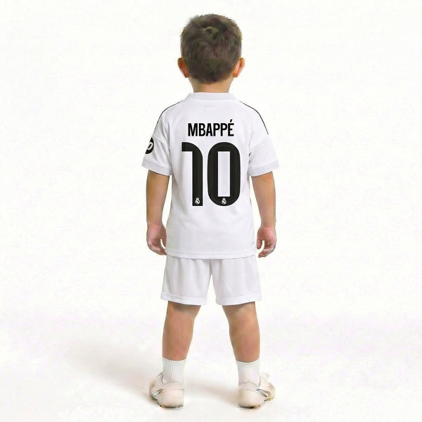 Real Madrid Home 2025/26 - Kids Kit - Mbappe #10