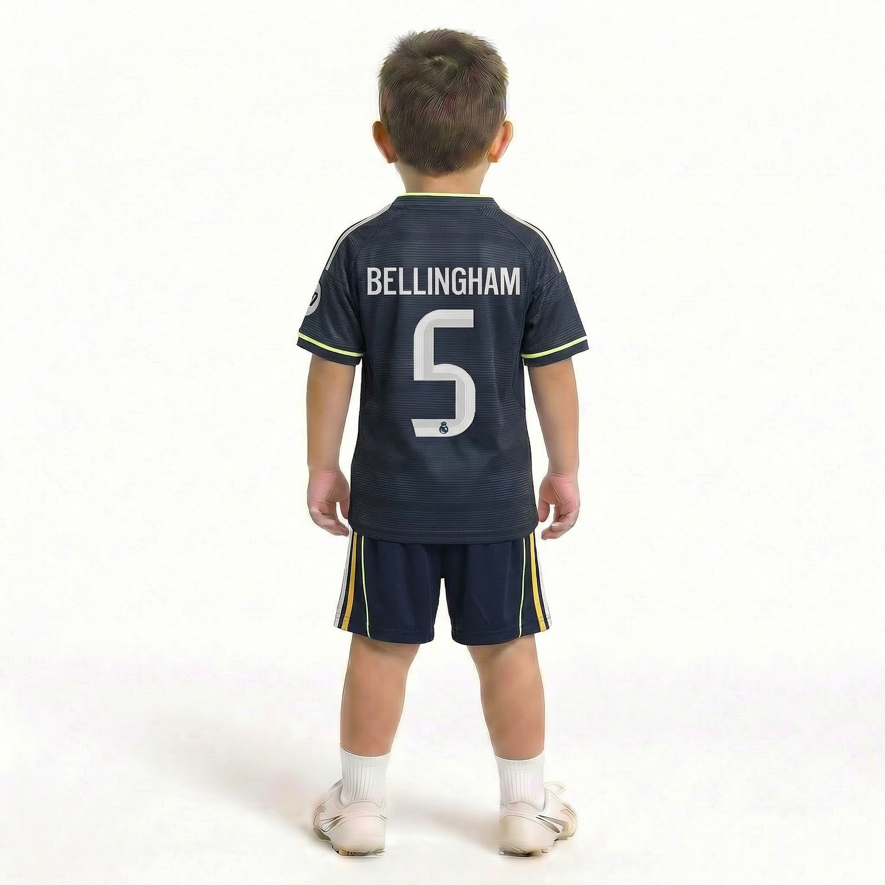 Real Madrid 2025/26 Away - Kids Kit - Bellingham #5