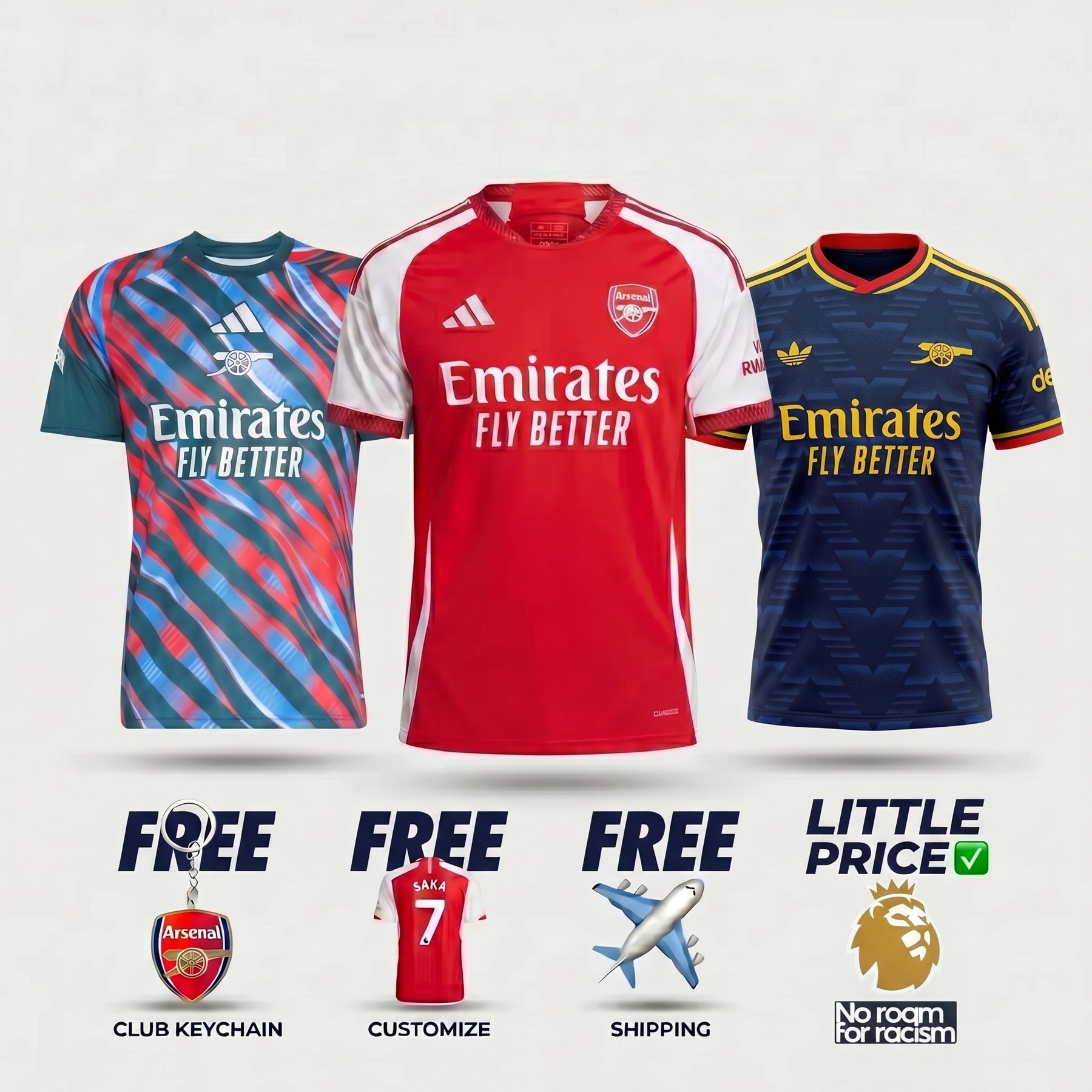 COMBO Arsenal - Home, Away and Pre-Matching 2026/27